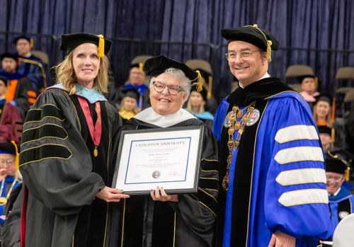 Sister Delores Hannon Honored By Creighton University And St. Edmond Catholic School